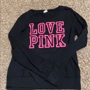 PINK crew neck sweatshirt